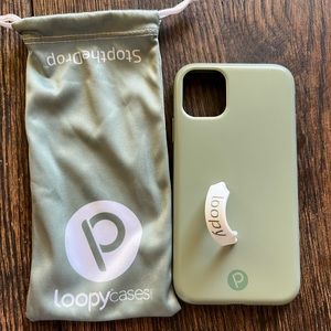 iPhone 11/XR Loopy Case - Sage Green